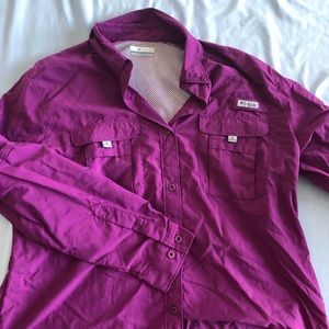 Women’s XL Purple Columbia PFG (Long Sleeve)